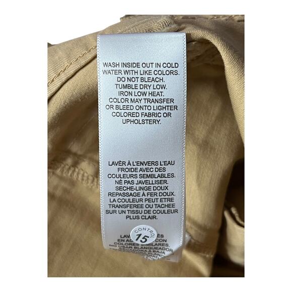 Frame Shorts High Waist patch pockets utility tan size 25 - Picture 5 of 6